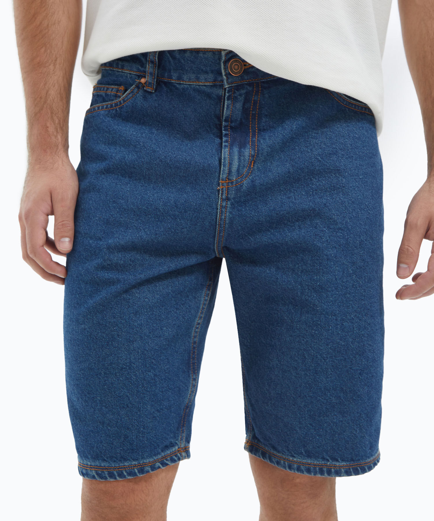 Bermudas jeans hombre