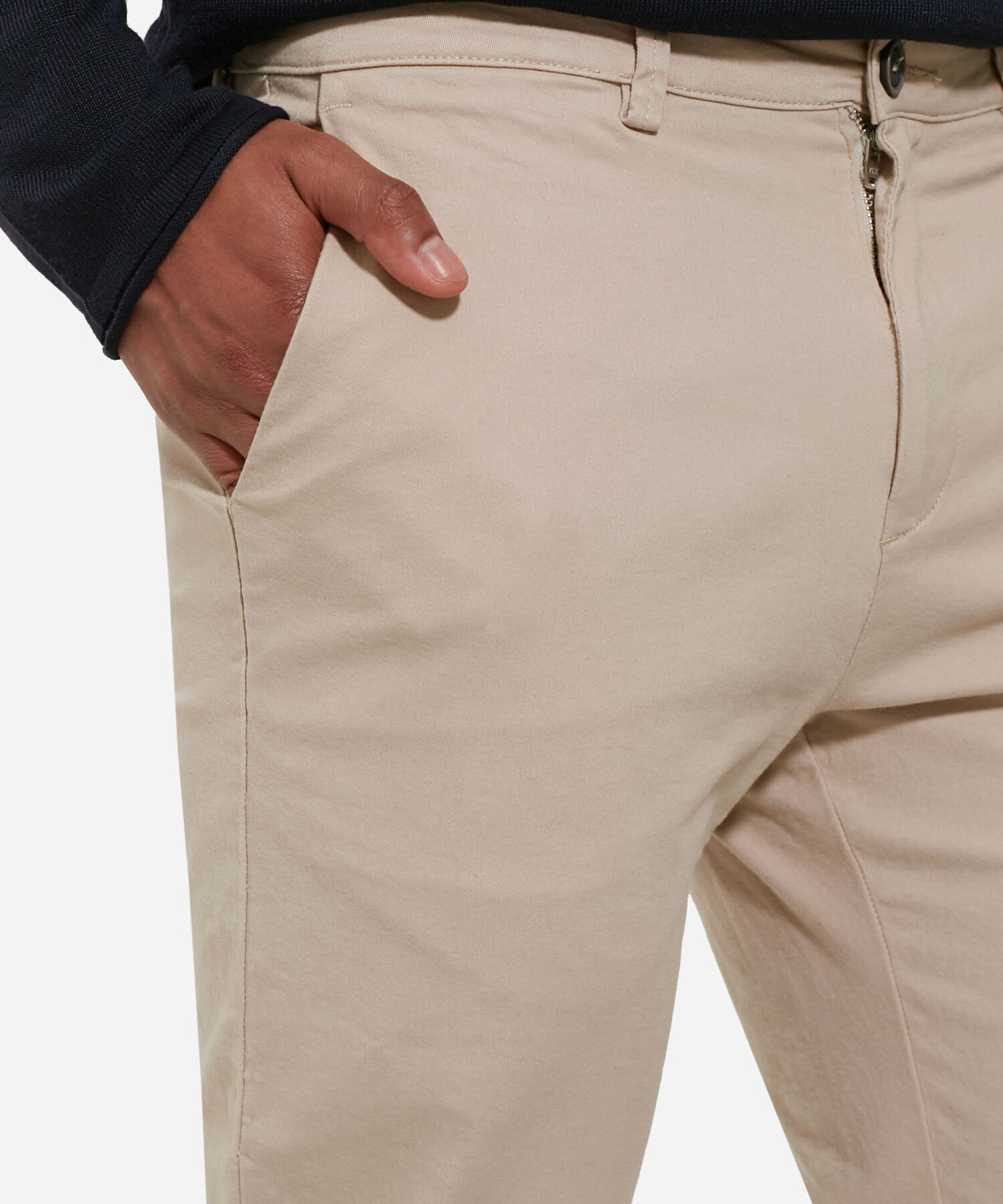 Pantal&oacute;n Chino Con Bolsillos, Avena, hi-res