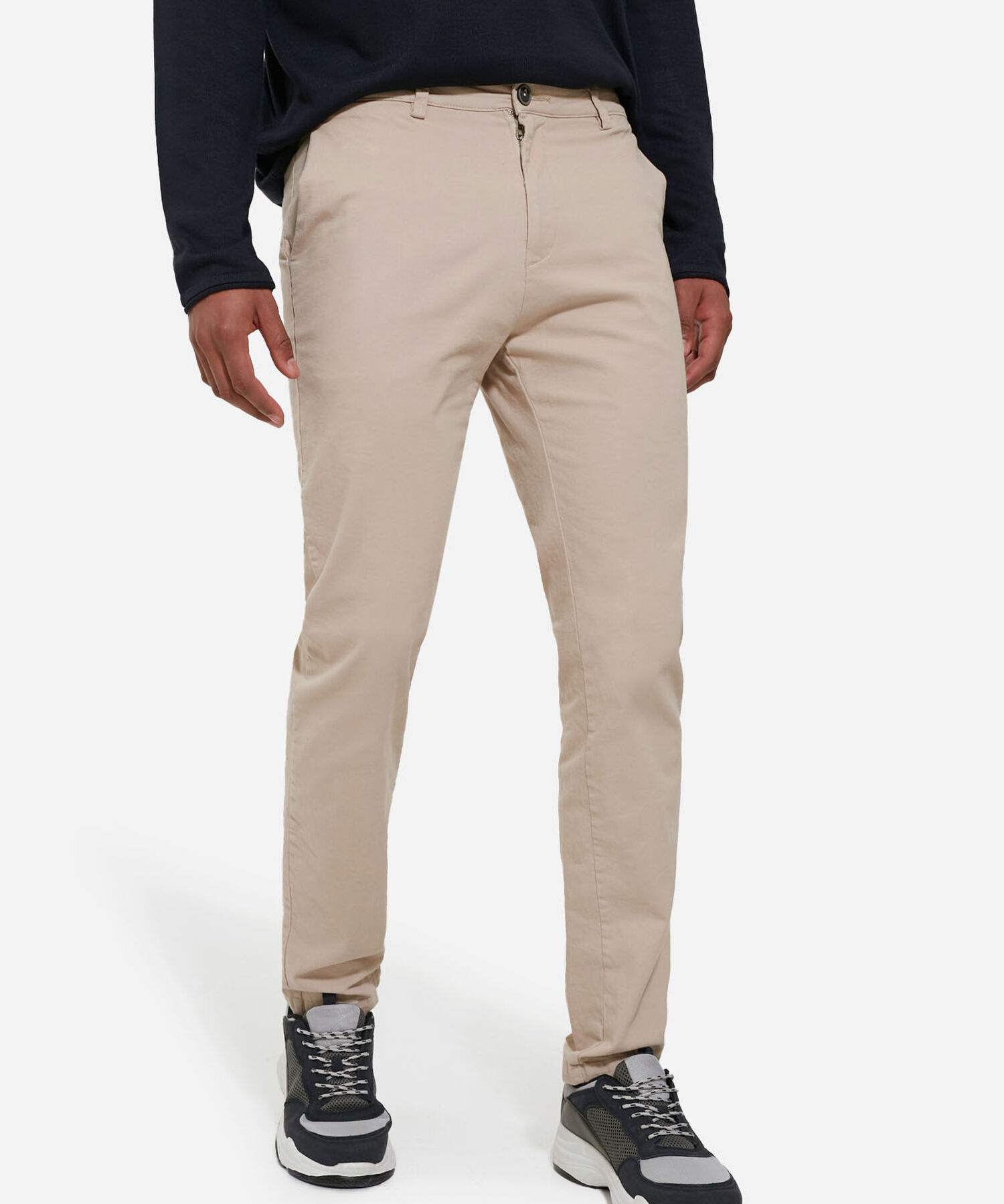 Pantal&oacute;n Chino Con Bolsillos, Avena, hi-res