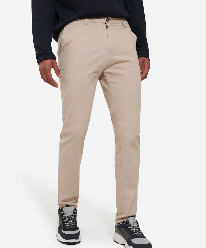 Pantal&oacute;n Chino Con Bolsillos, Avena, hi-res