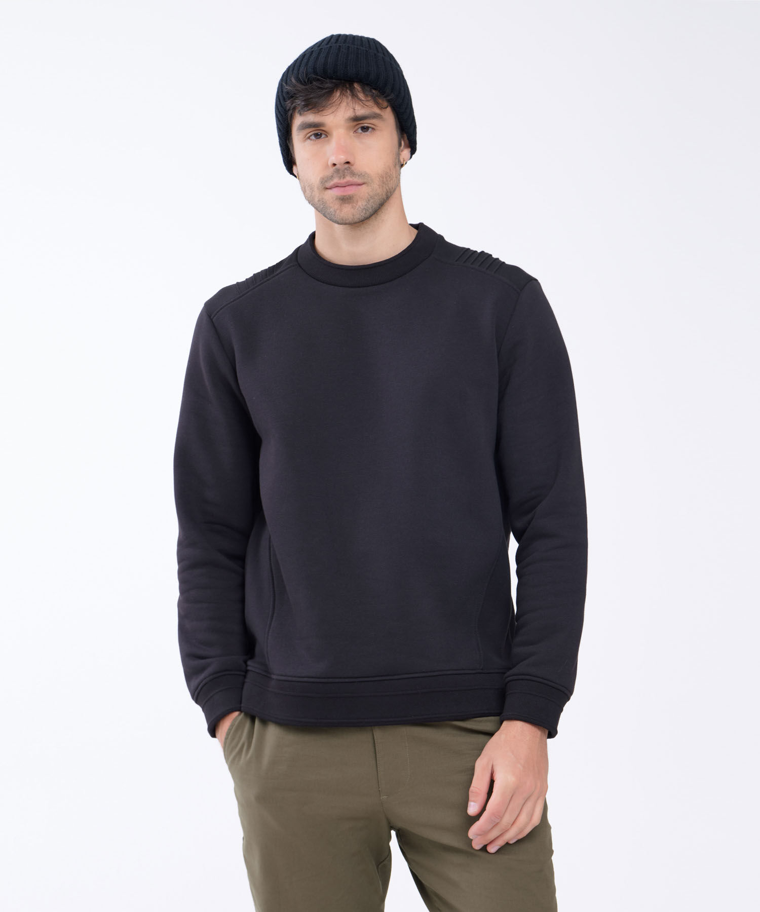 Buzos cuello redondo para hombre outlet