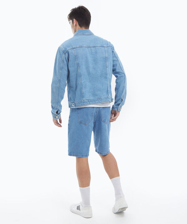 Bermudas jeans hombre