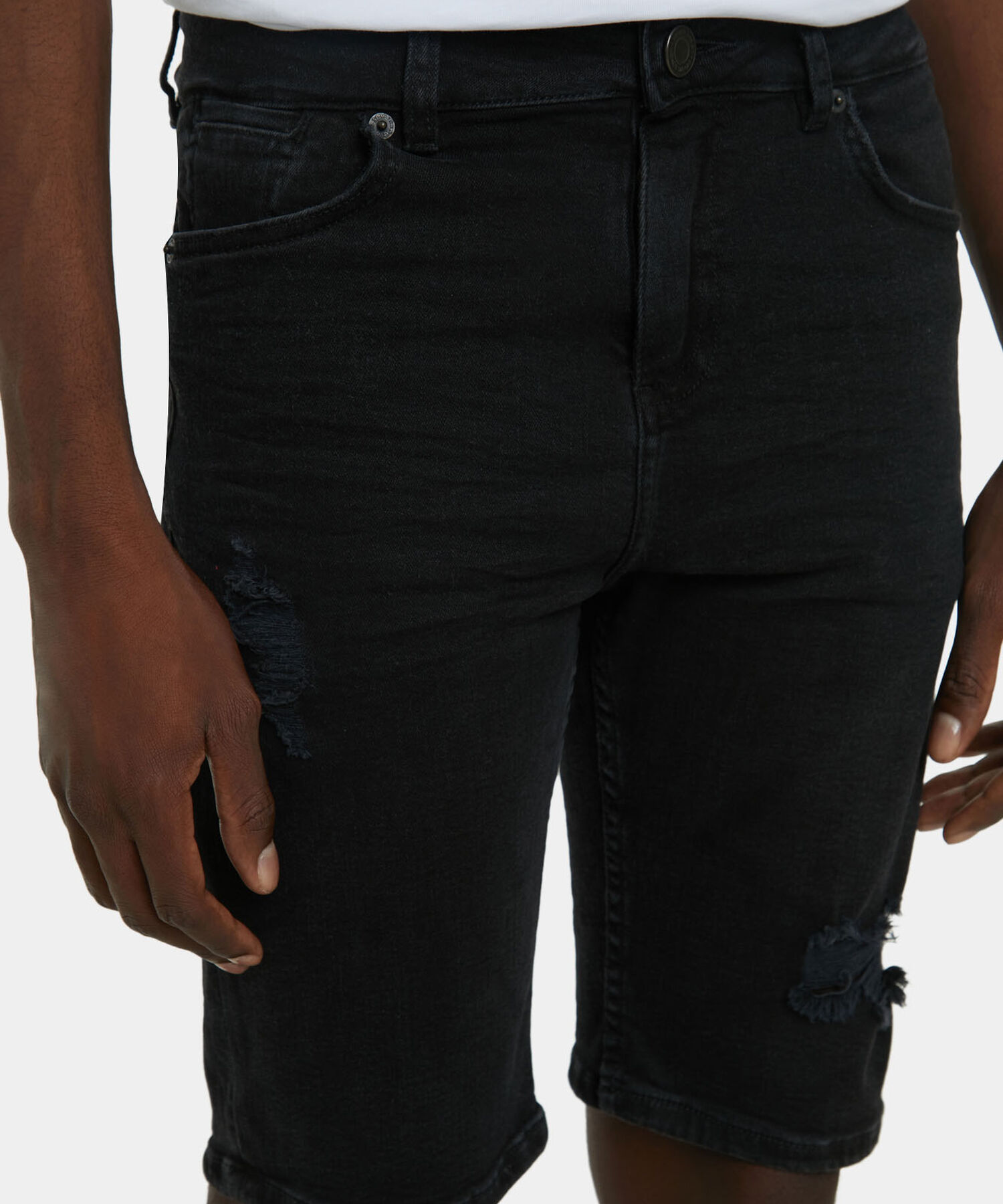 Bermudas jeans hombre