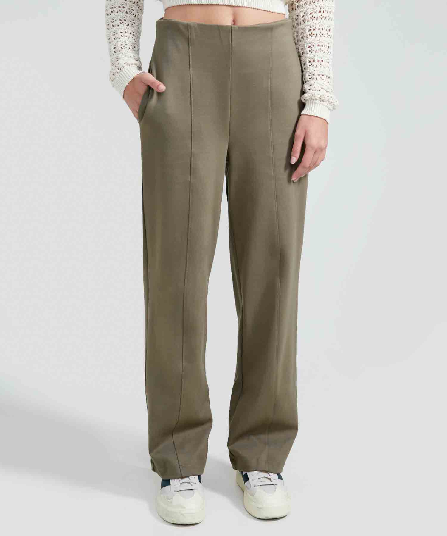 Pantal&oacute;n Sastre Con Costuras, Beige, hi-res