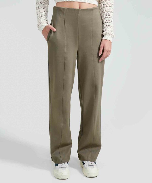 Pantal&oacute;n Sastre Con Costuras, Beige, hi-res