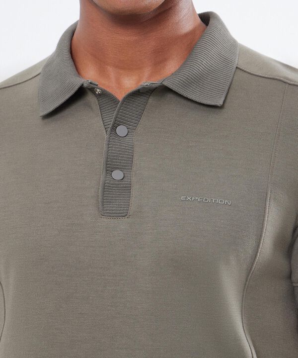 Polo Cuello Sport, VerdeOliva, hi-res