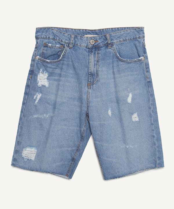 Bermudas jeans hombre