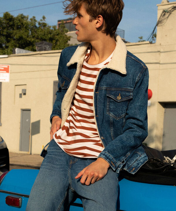 Chaqueta jeans hombre image number null