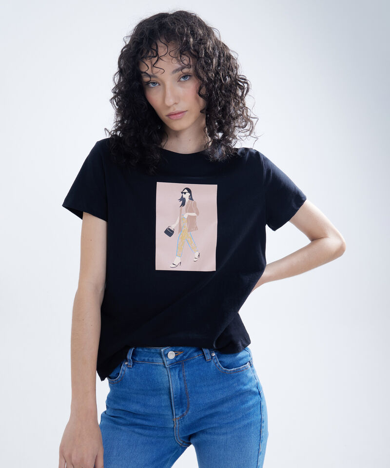 Camiseta Manga Corta Estampada|Compra Online|SEVEN SEVEN