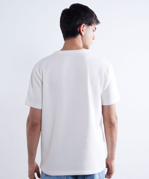 Camiseta Texturizada, Marfil, hi-res