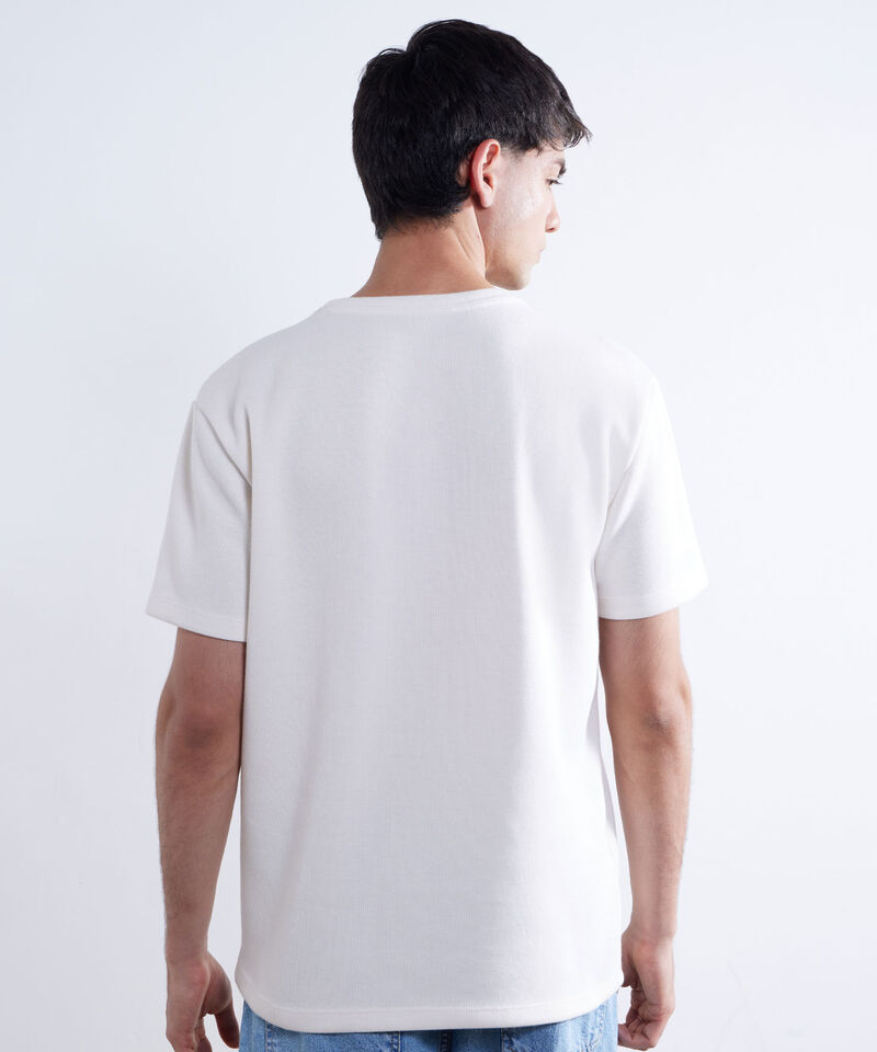 Camiseta Texturizada, Marfil, hi-res