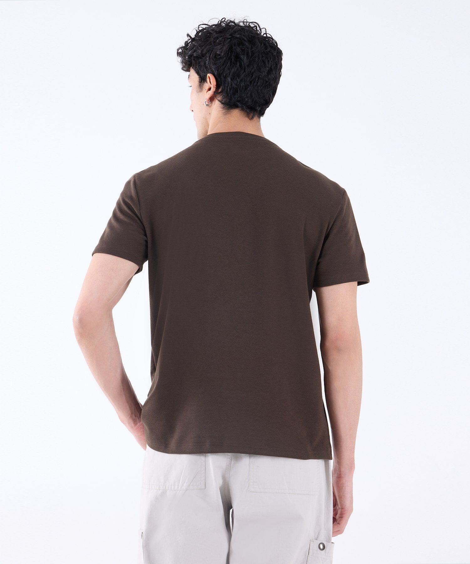 Camiseta con Bordado, Cafe, hi-res