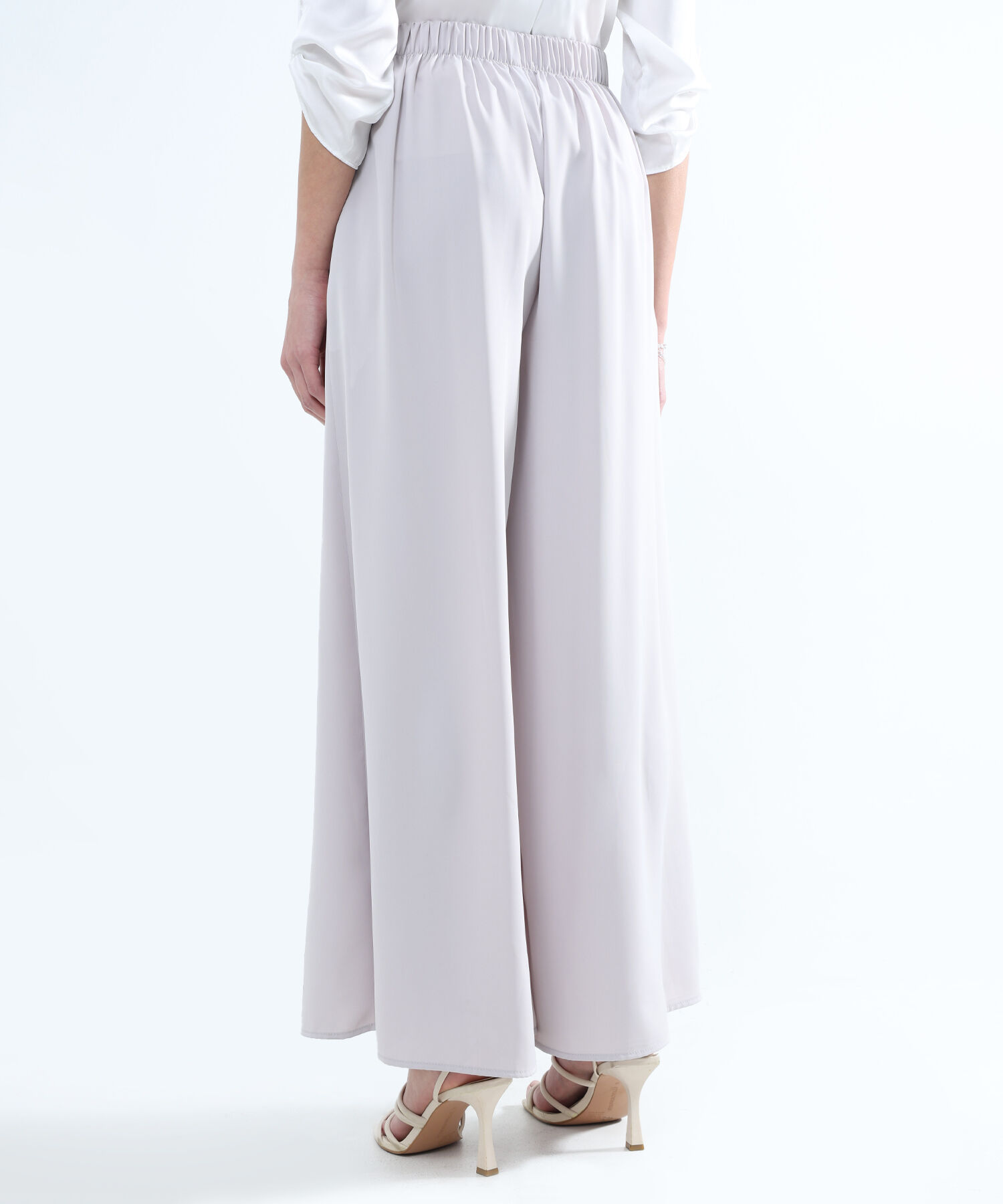 Pantalón Culotte con Bolsillos, Taupe, hi-res