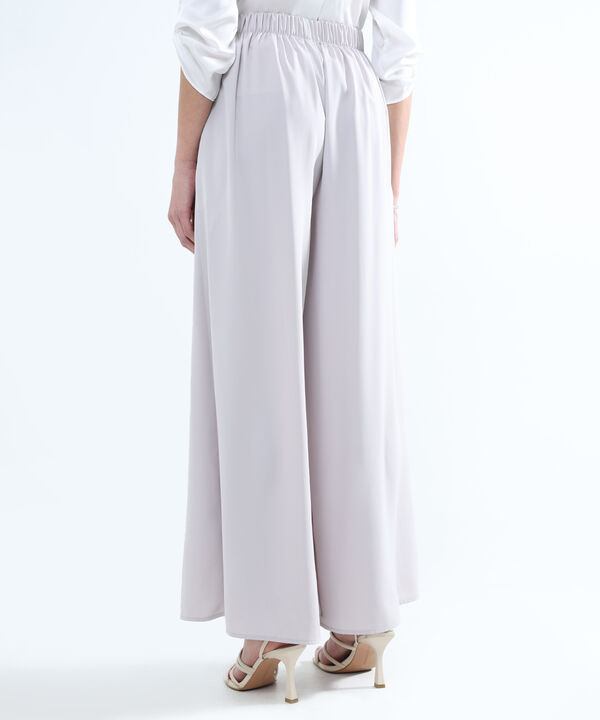 Pantalón Culotte con Bolsillos, Taupe, hi-res