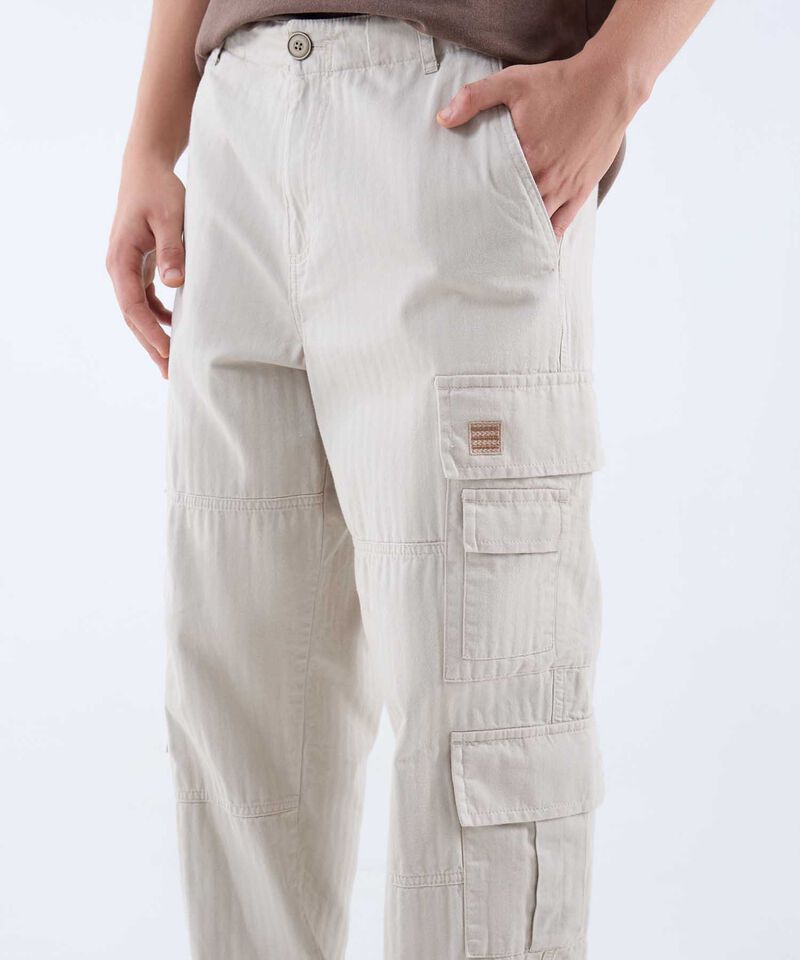 Pantal&oacute;n Multipocket, Beige, hi-res