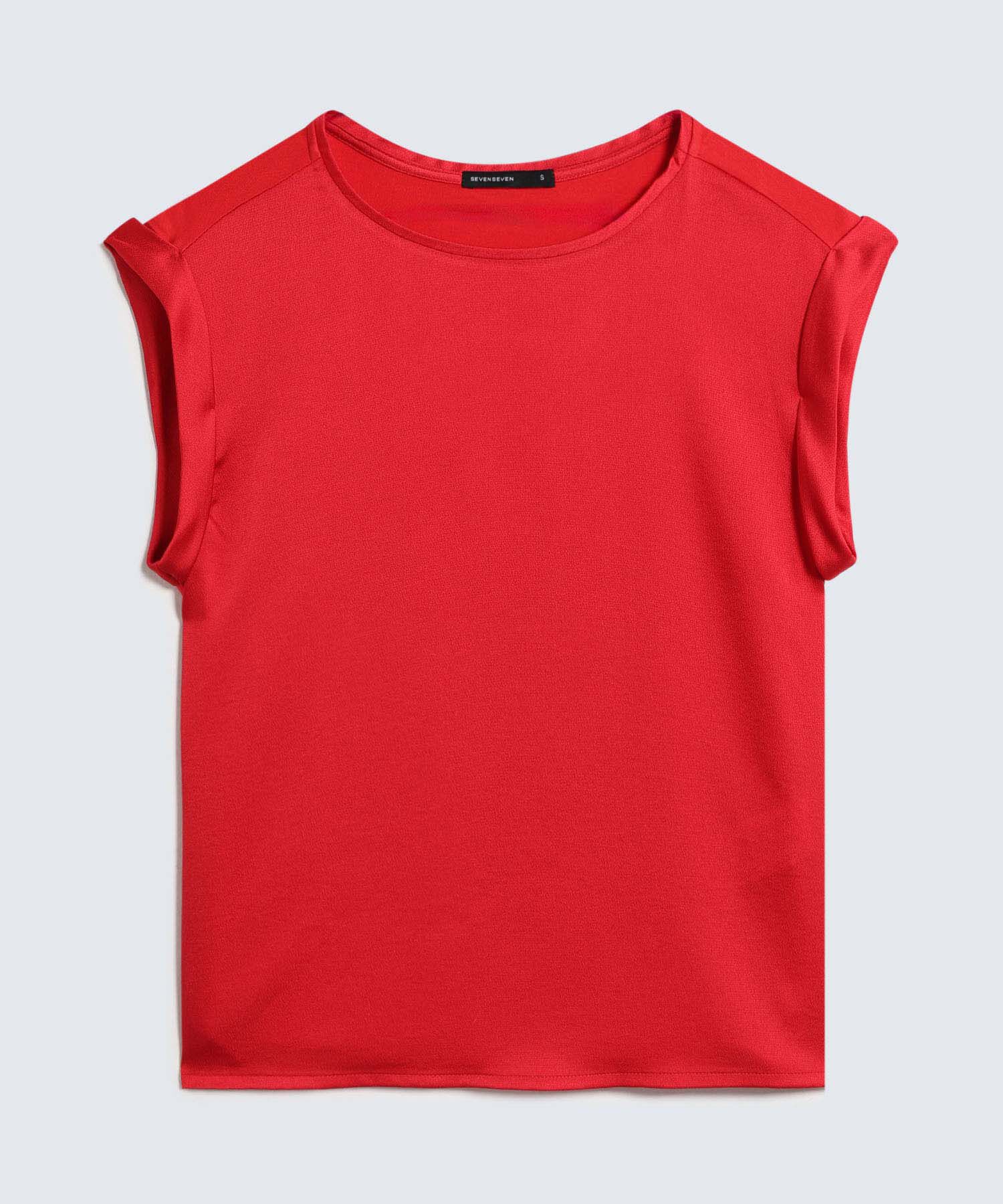 Blusa Satinada Manga Sisa Compra Online SEVEN SEVEN