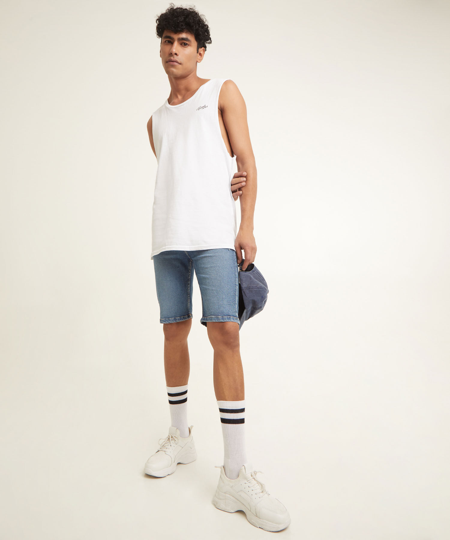 Bermudas jeans hombre