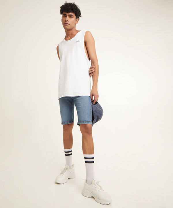 Bermudas jeans hombre