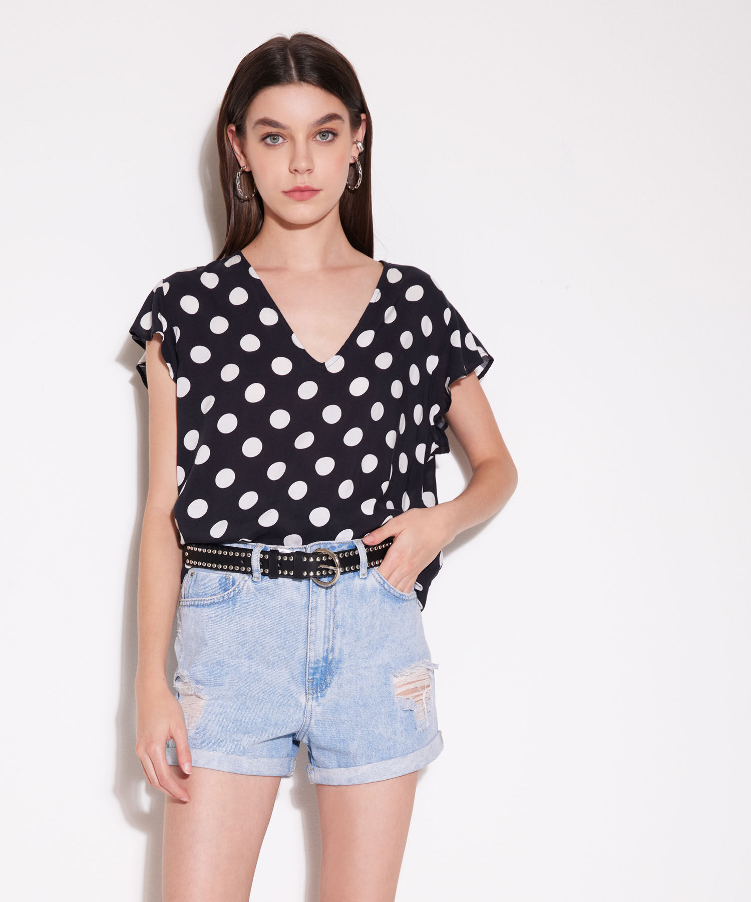 Blusa básica para mujer