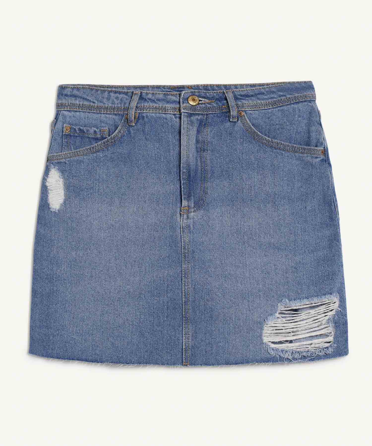 Faldas de jean