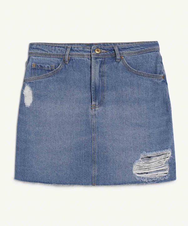 Faldas de jean