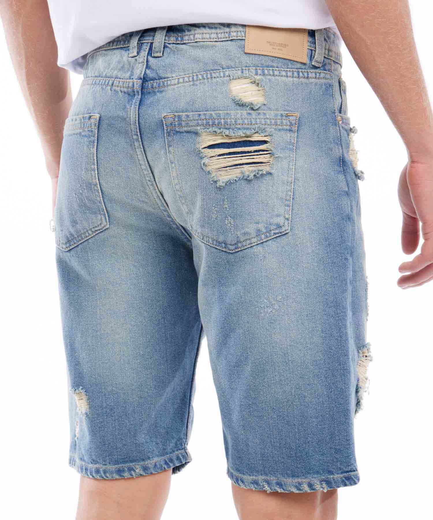 Bermudas jeans hombre