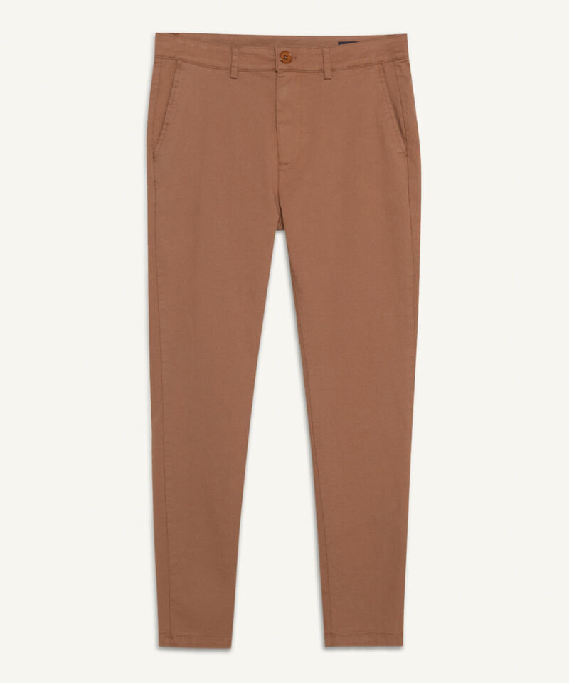 Pantal&oacute;n Tipo Chino con Bolsillos, Camel, hi-res