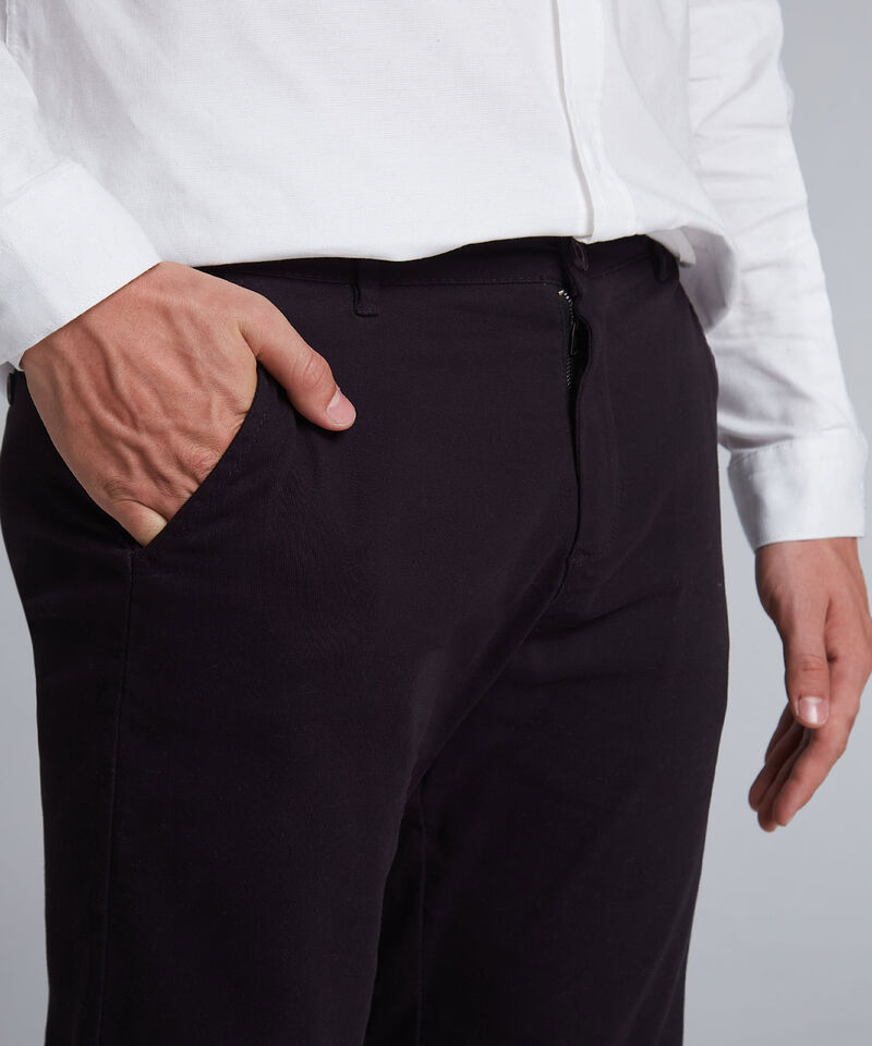 Pantal&oacute;n Chino, Negro, hi-res