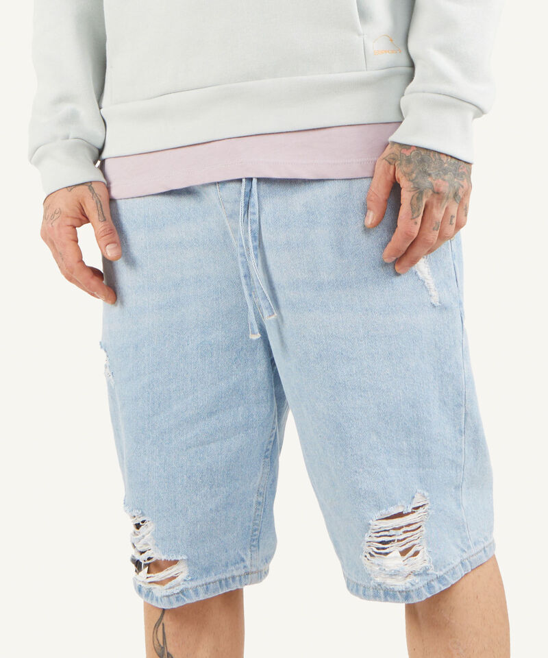 Bermudas jeans hombre