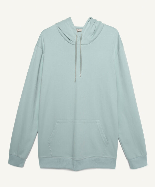 Buzo Hoodie B&aacute;sico Unicolor, Verde, hi-res
