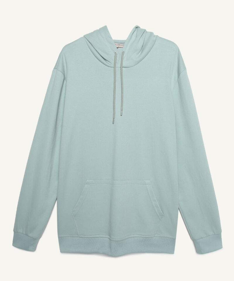 Buzo Hoodie B&aacute;sico Unicolor, Verde, hi-res