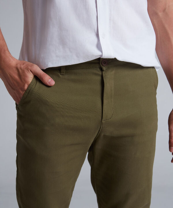 Pantal&oacute;n Chino, Verde, hi-res