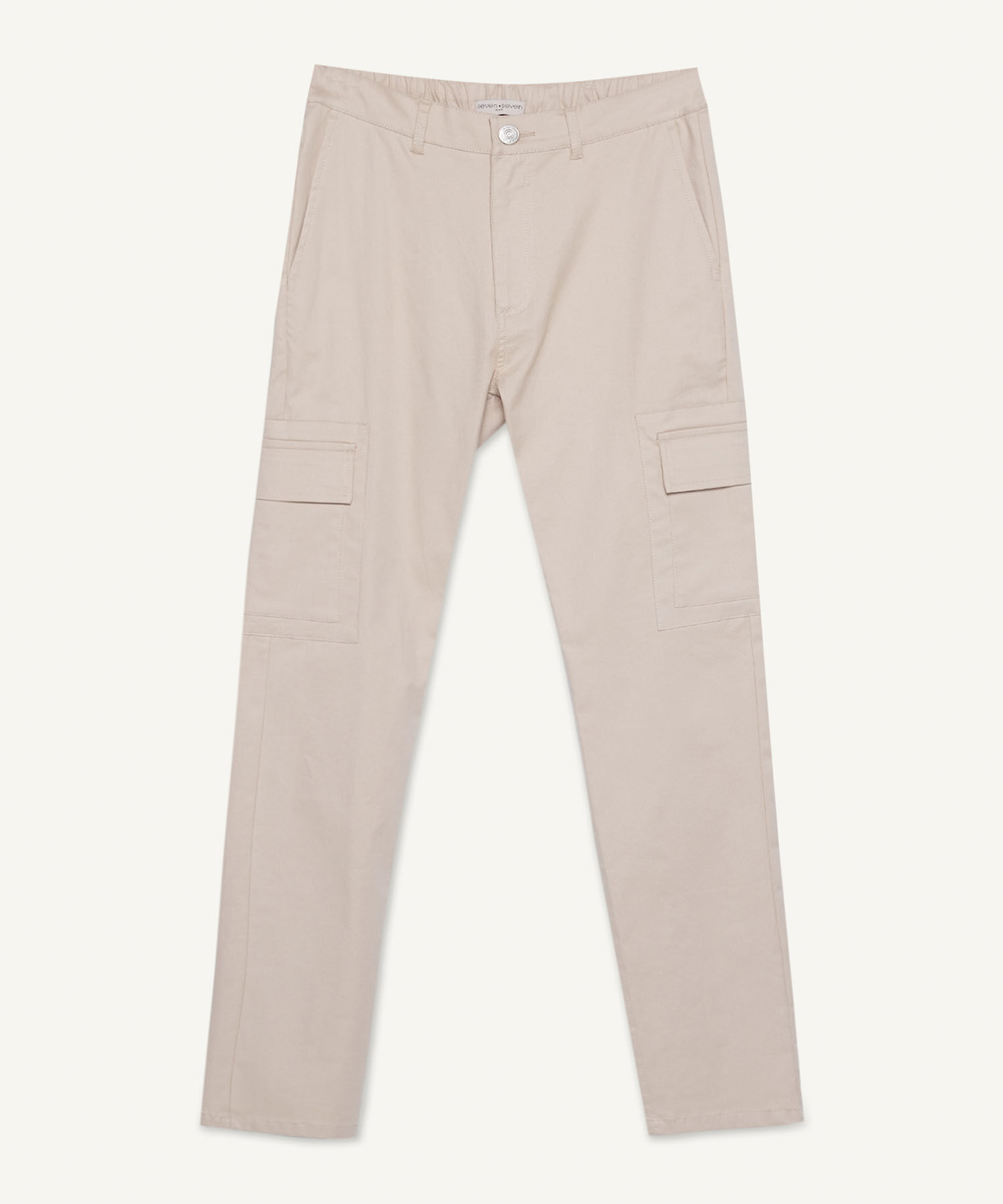 Pantal&oacute;n Tipo Chino Con Bolsillos, Beige, hi-res