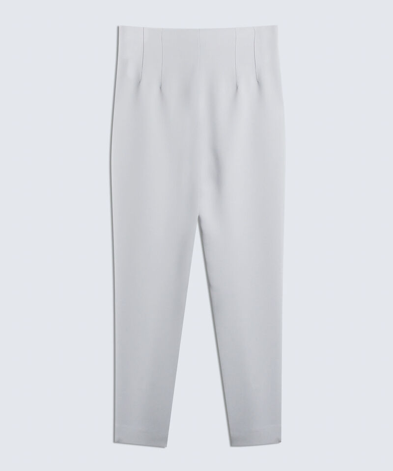 Pantalón Casual Tiro Alto, GrisClaro, hi-res