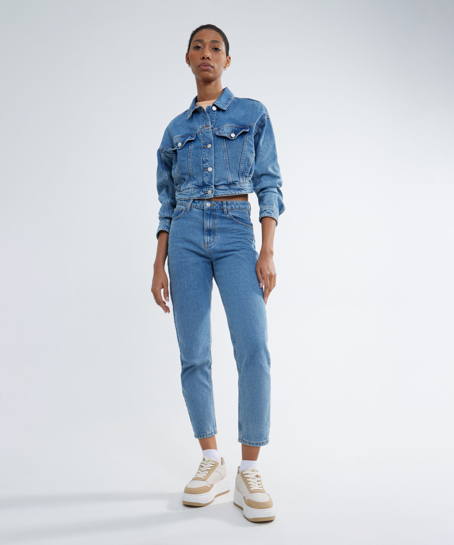 Jeans Mom Tono Claro Compra Online SEVEN SEVEN
