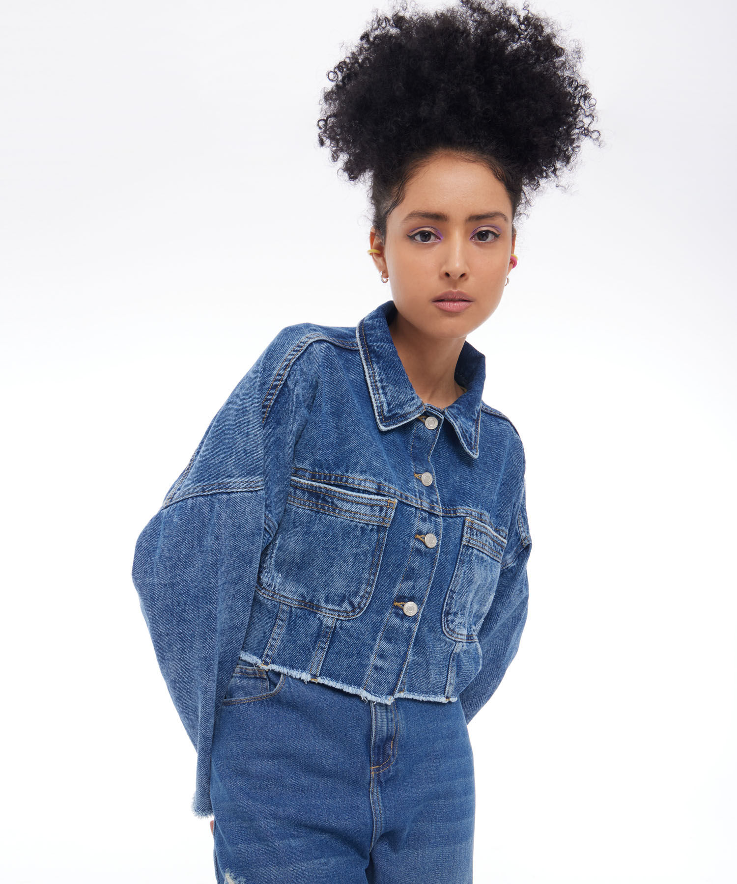 Chaqueta Desestructurada Bolsillos Parche Compra Online SEVEN SEVEN