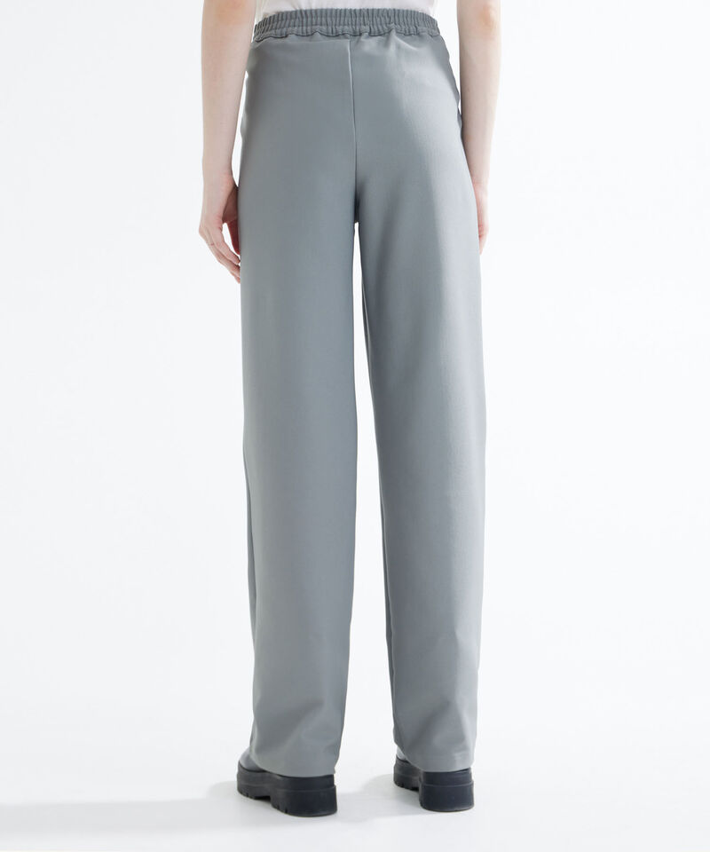 Pantal&oacute;n Palazzo Con Bolsillos, VerdeOliva, hi-res