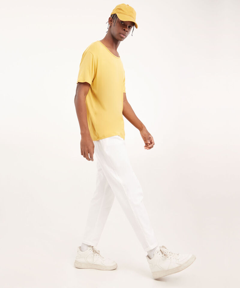 Camiseta Manga Corta, Amarillo, hi-res