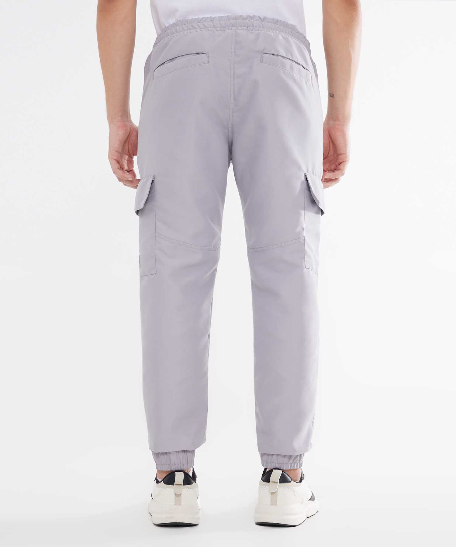 Jogger con Bolsillos Cargo, Gris, hi-res