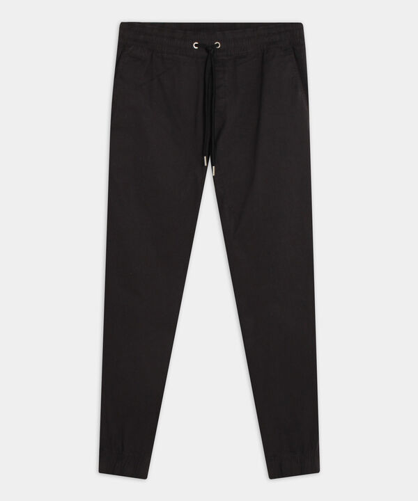 Jogger con Cord&oacute;n para Hombre, Negro, hi-res
