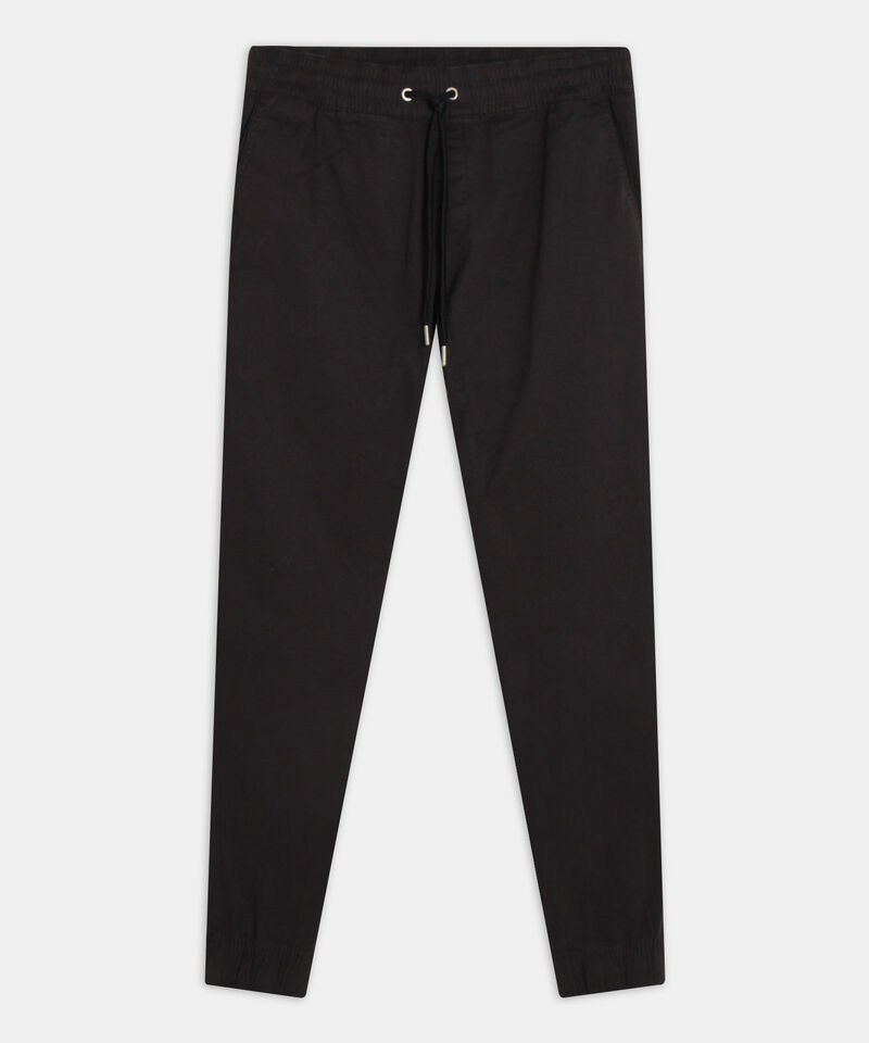 Jogger con Cord&oacute;n para Hombre, Negro, hi-res