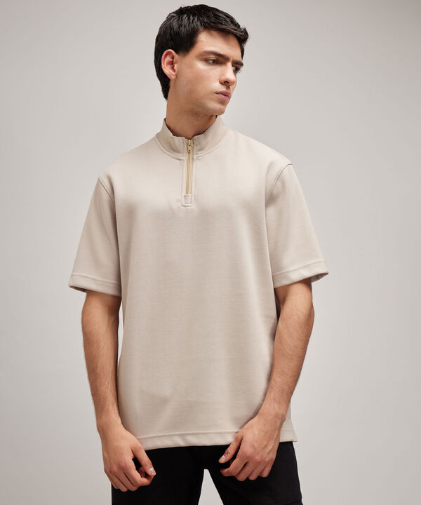 Polo Cuello Alto, Beige, hi-res