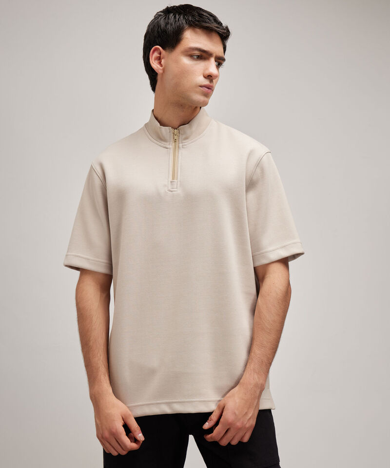 Polo Cuello Alto, Beige, hi-res
