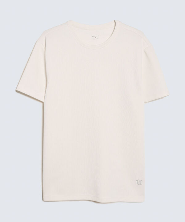 Camiseta Texturizada, Marfil, hi-res