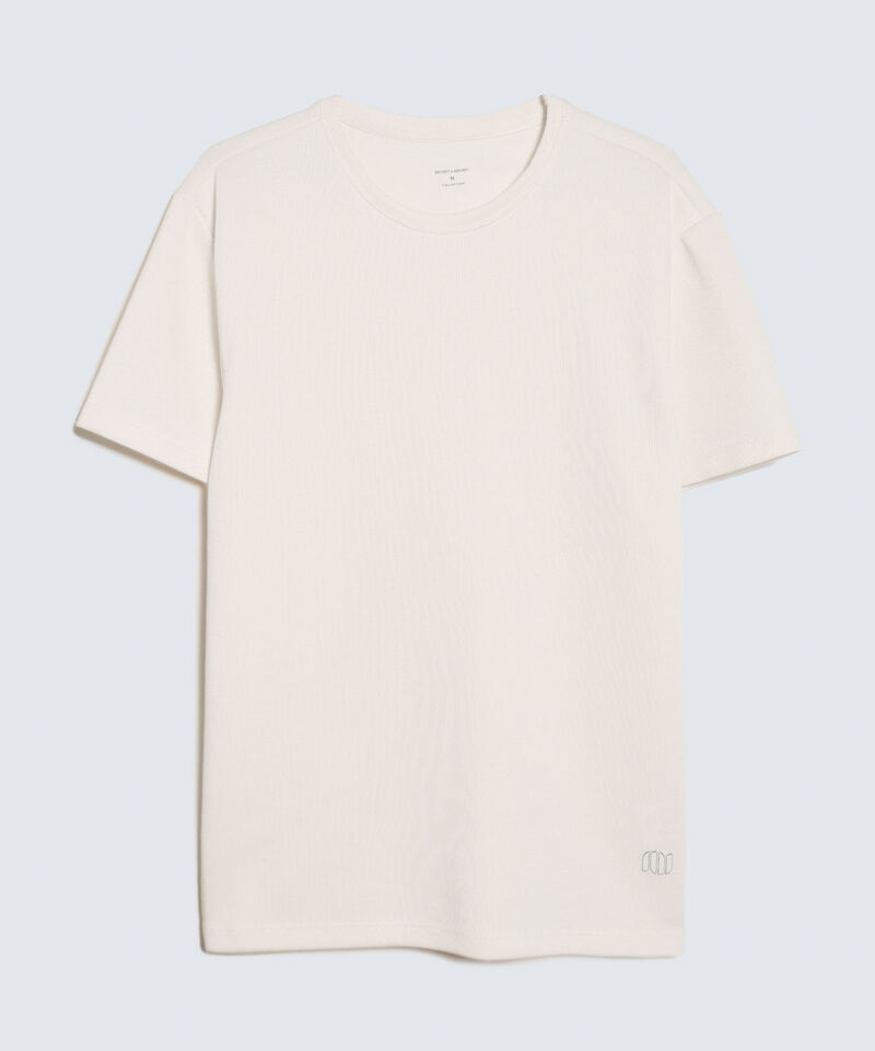 Camiseta Texturizada, Marfil, hi-res
