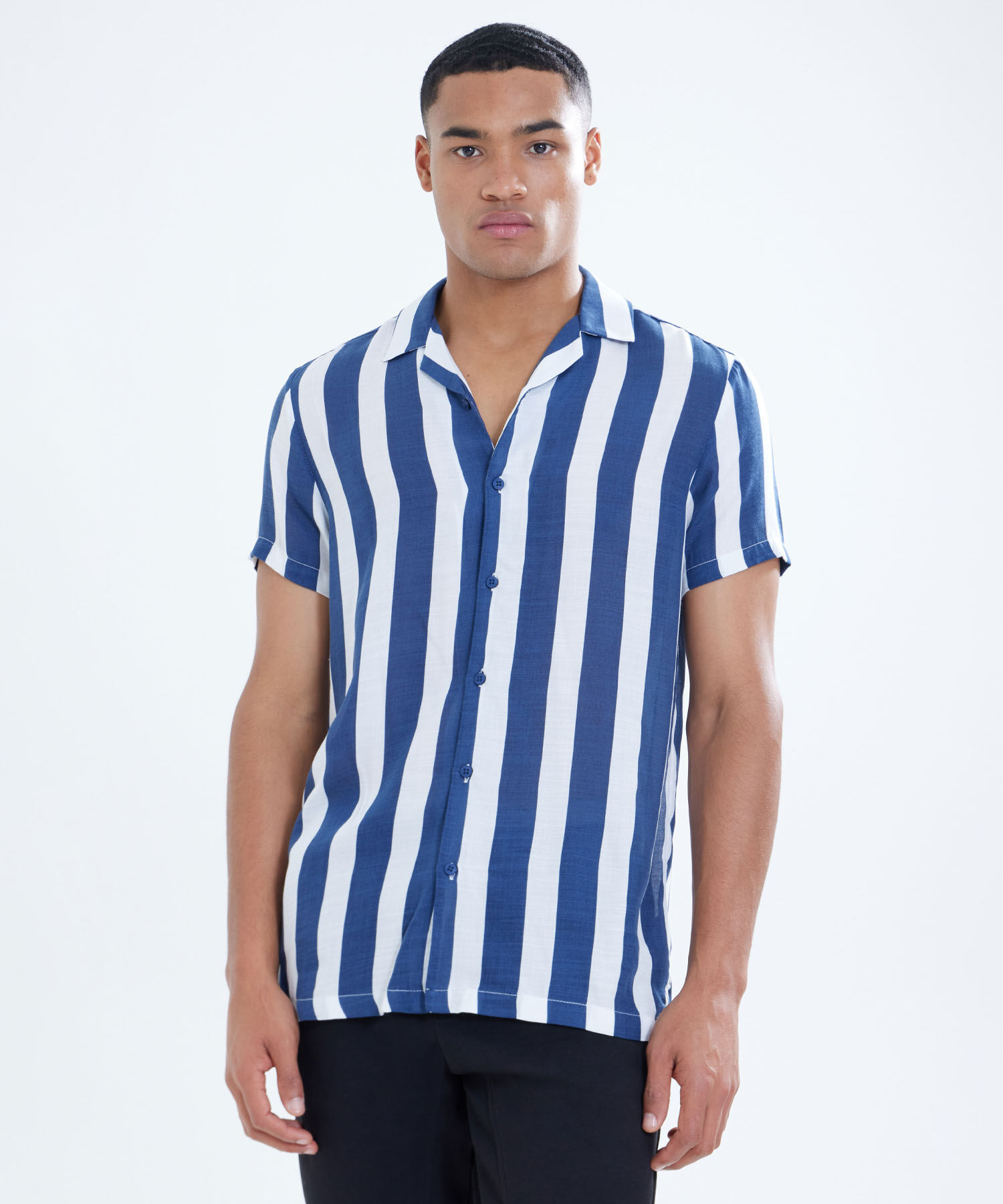Camisas a rayas hombre clearance