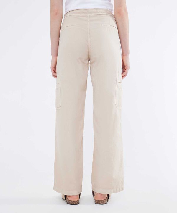 Pantal&oacute;n Cargo en Dril, Beige, hi-res