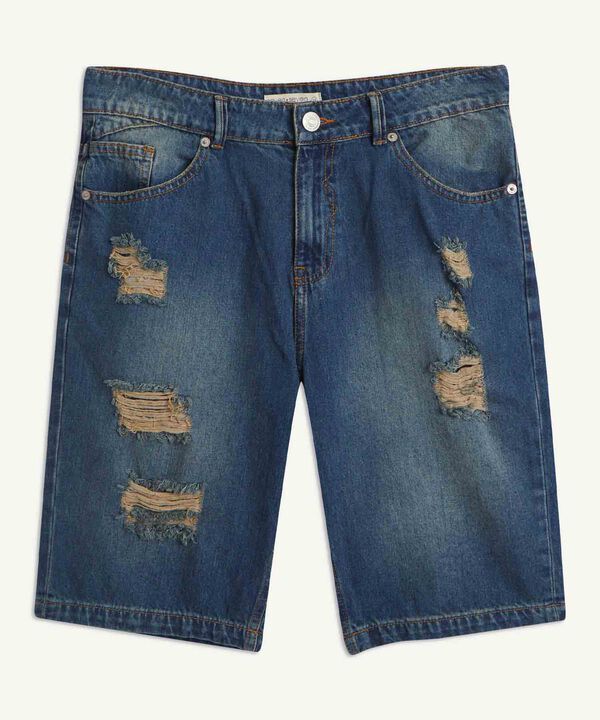 Bermudas jeans hombre
