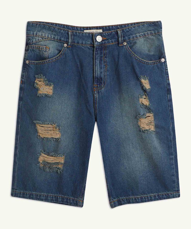 Bermudas jeans hombre