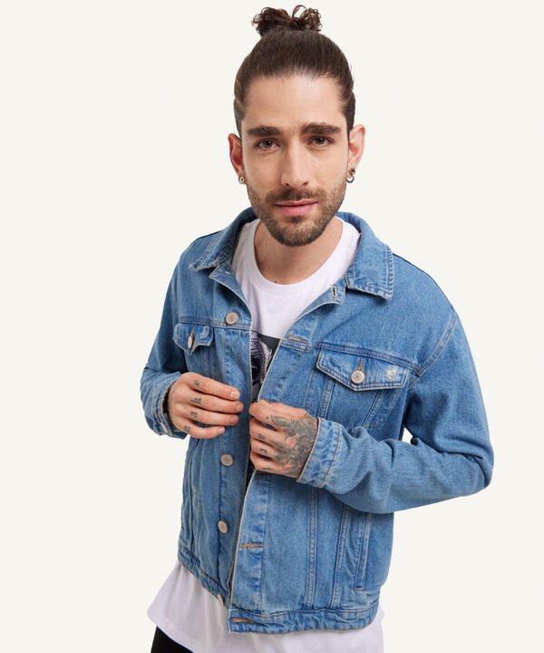 Chaqueta jeans hombre image number null